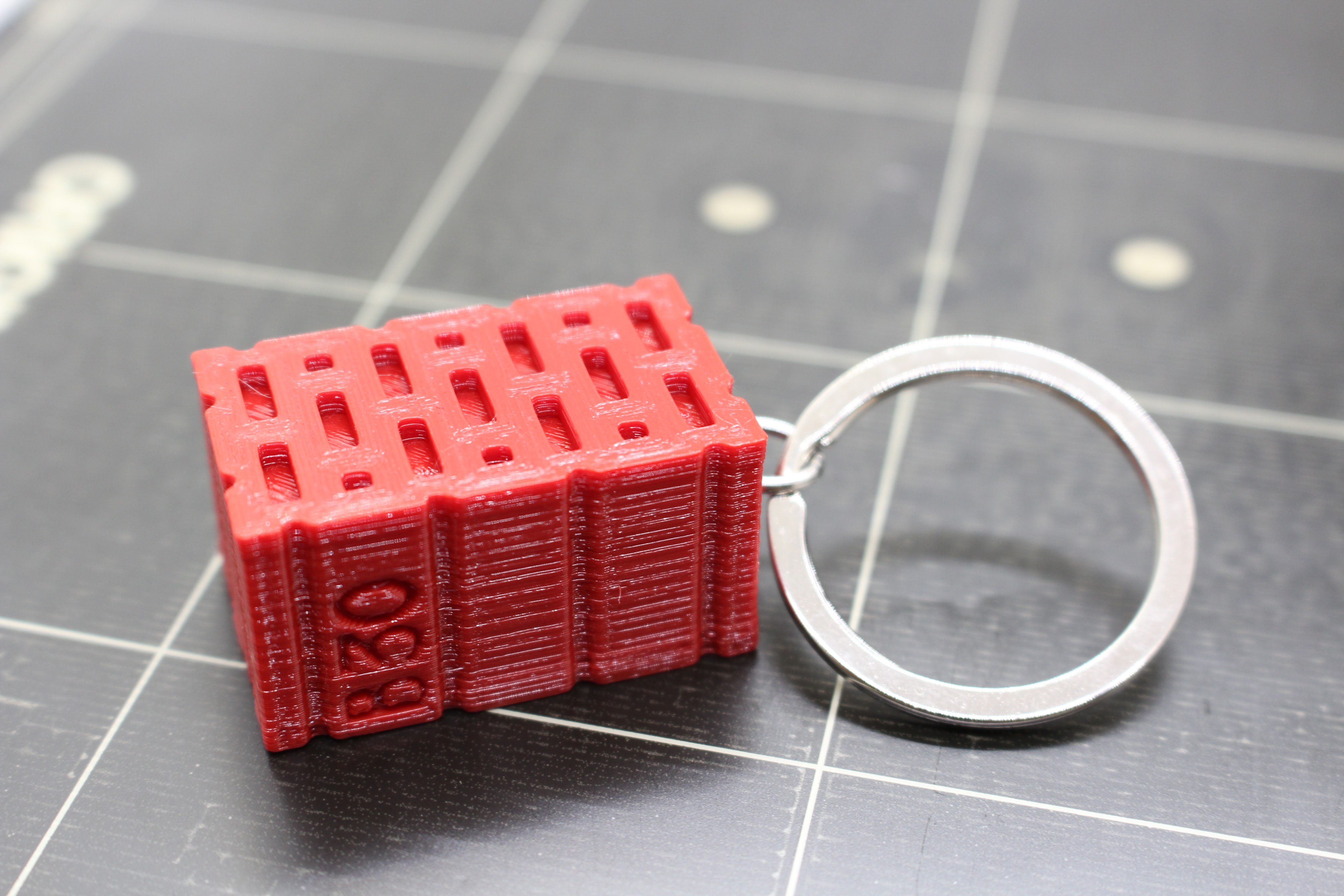Tiny brick keychain/pendant