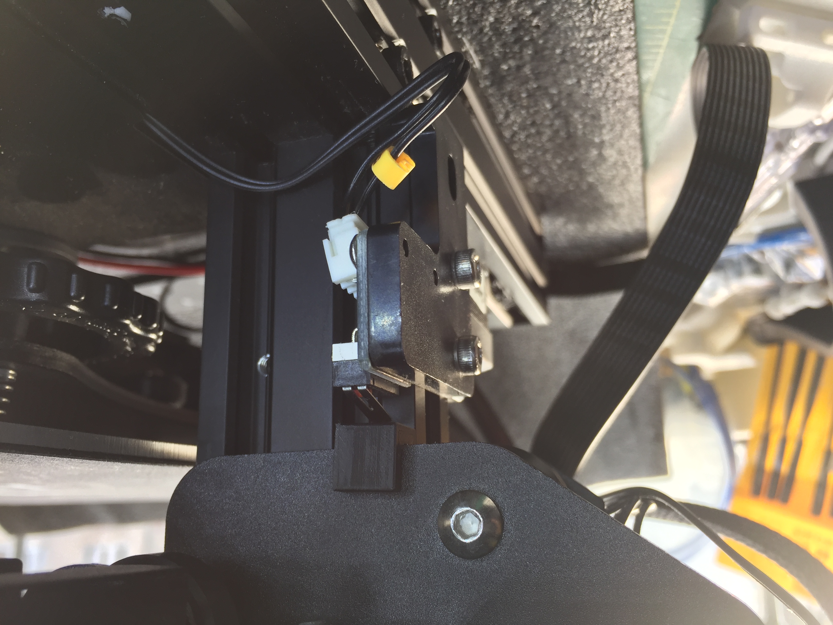 Z-Axis end stop shim for Ender3 Pro with Creality glass bed