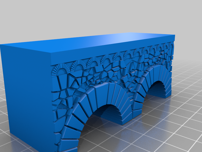 Bridge modul for model train cabinet