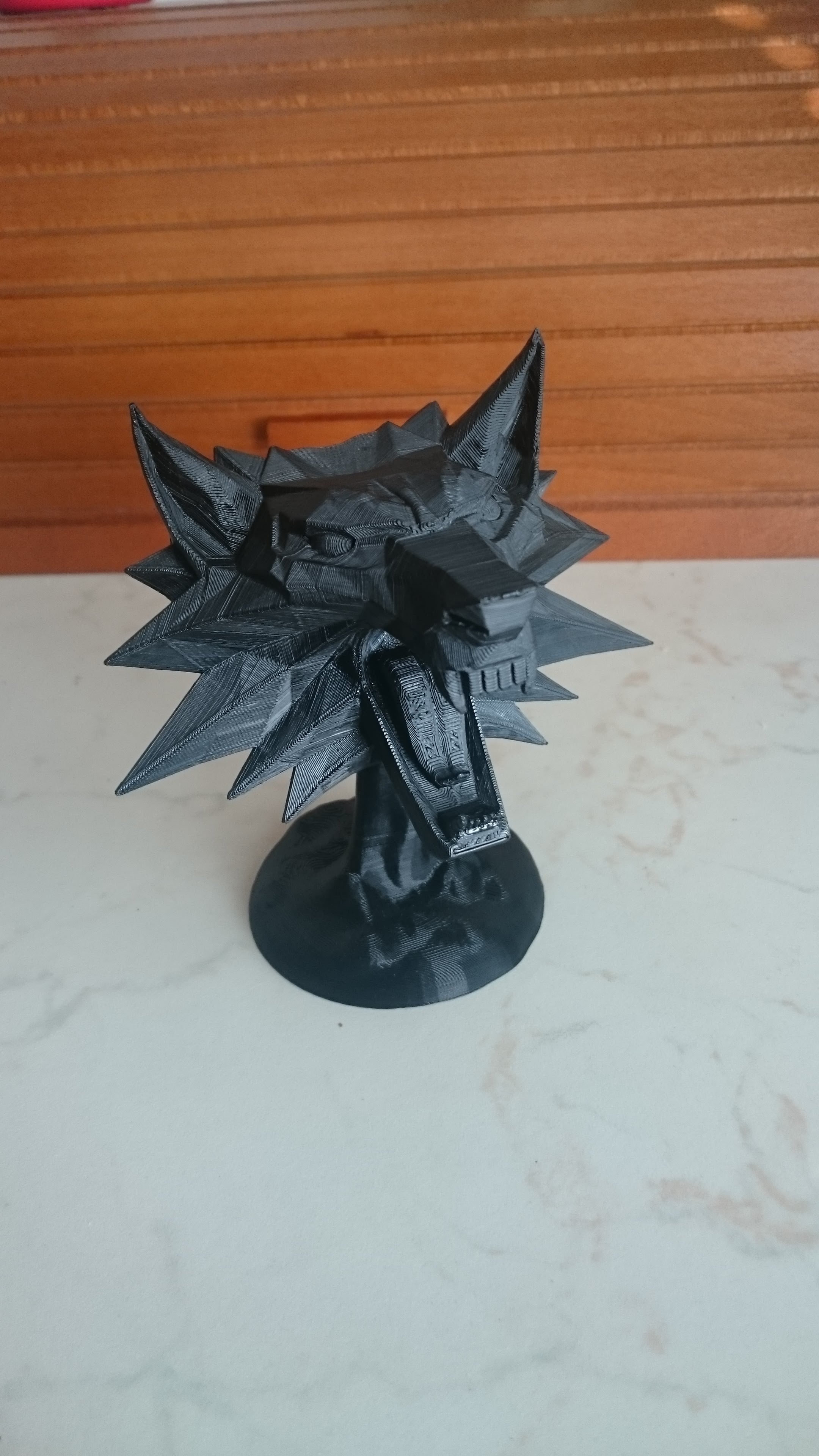 Witcher Head with Stand