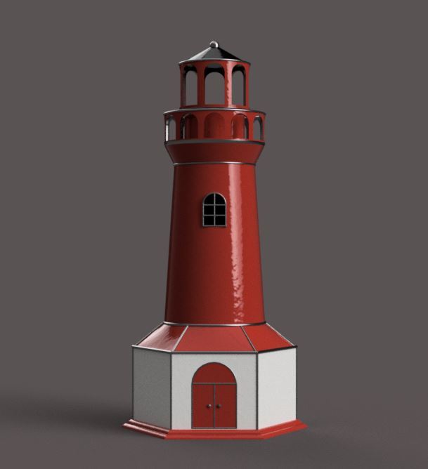 Lighthouse (Hollowed for LED)