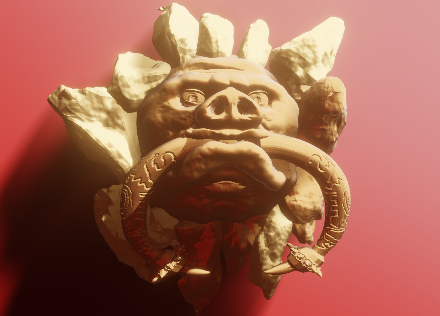 Pig faced DoorKnocker