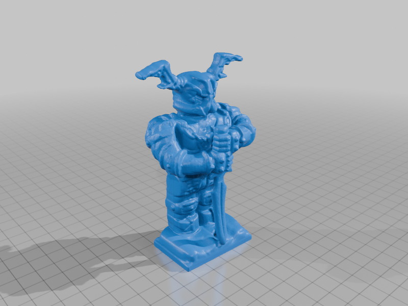 Block Krystal Wars Giant Knight Statue