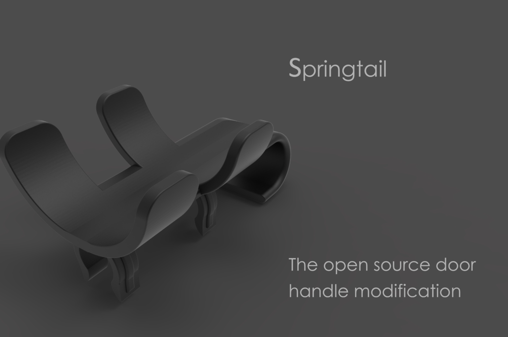 Springtail, A hands-free door handle mod