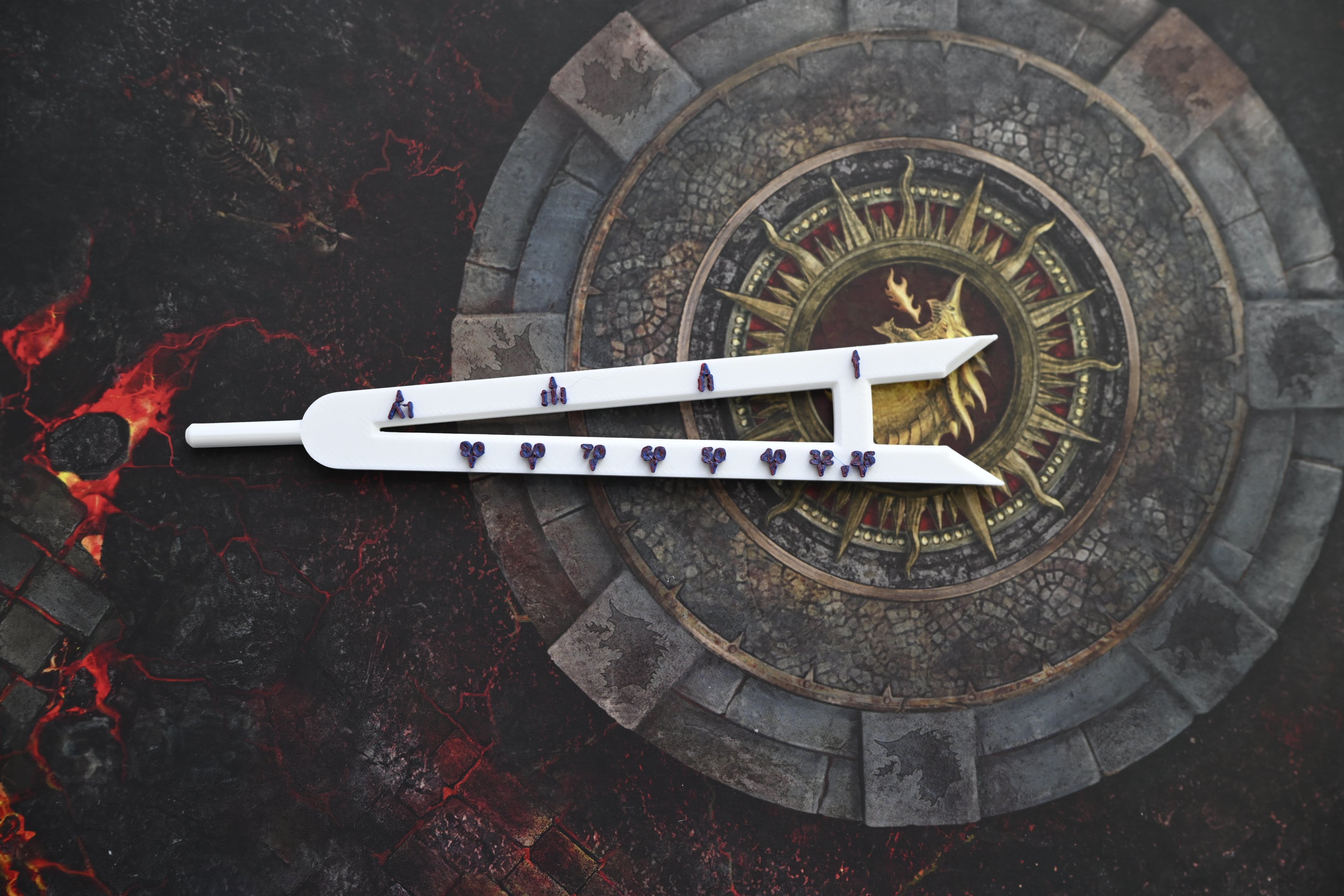 Warhammer Measuring Compass Tool