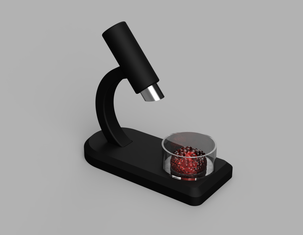 Decorative Fluorescence Microscope Toy for PhD hat