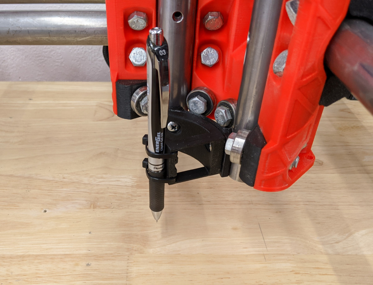 Pen and Drag Knife mount for the MPCNC Primo