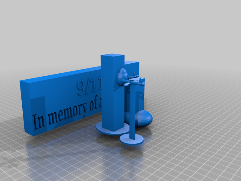 9/11 model for momorial to all who died 