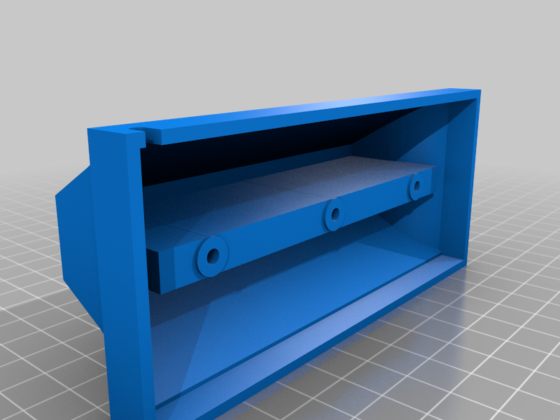 Simpler Halter für Plexiglas - 3mm - 3 LEDS(3mm)