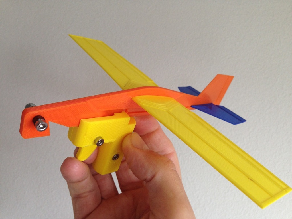  3 Piece Rubber Band Powered Airplane - Airplane #3