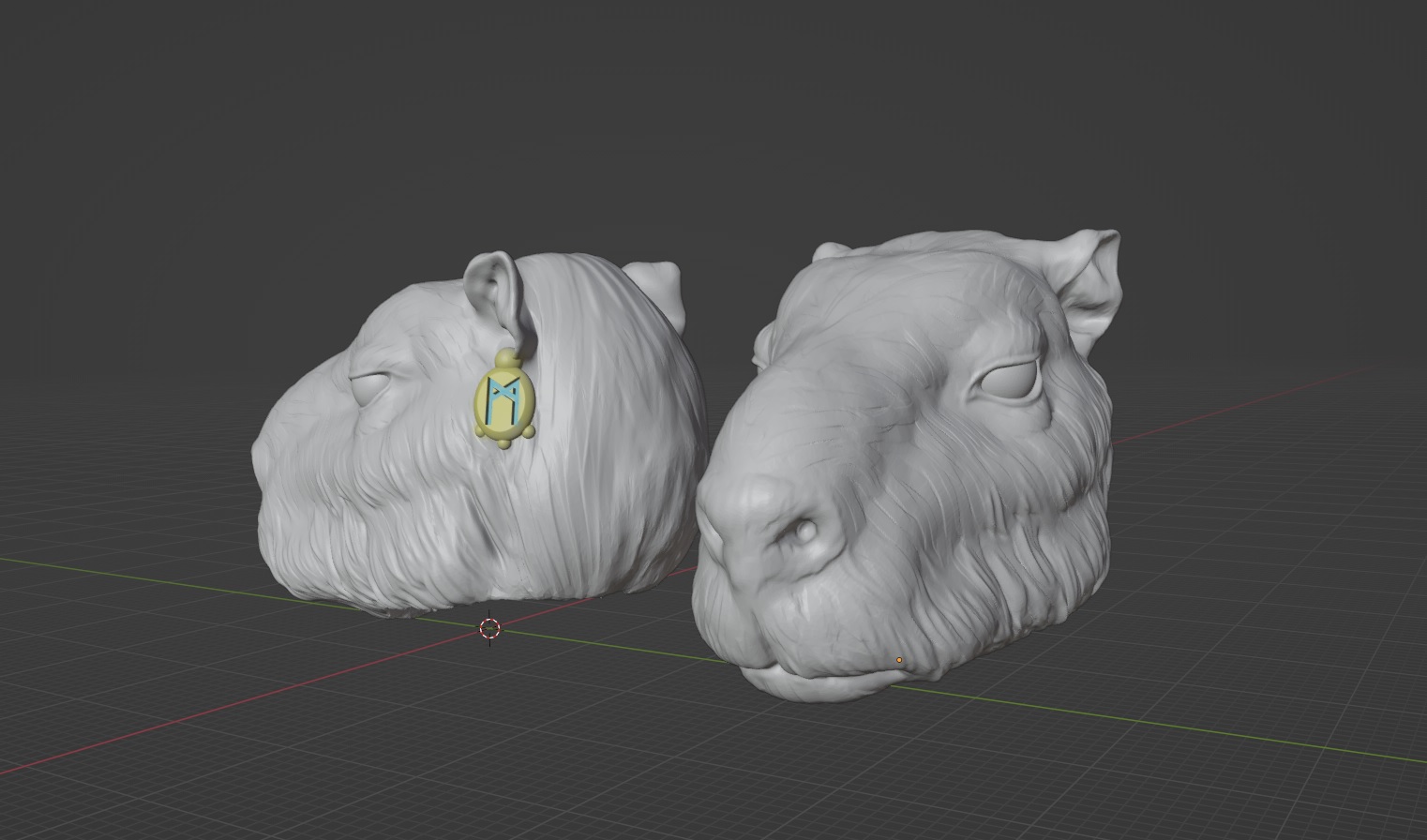 Capybara head for Mythic Legions 1.0 and 2.0