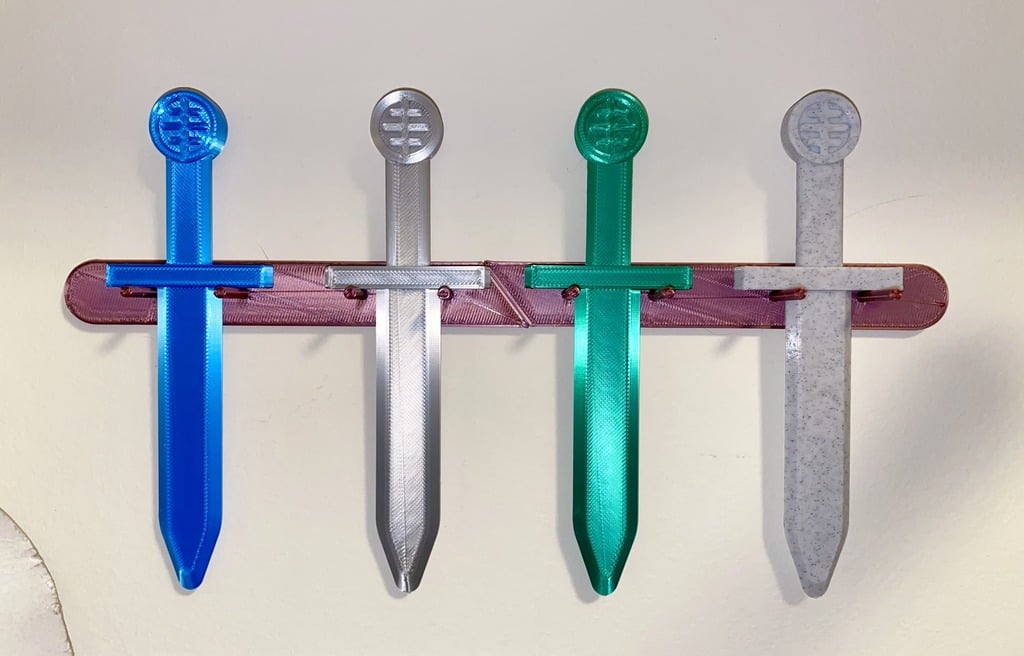 sword rack (for mini sword in description)