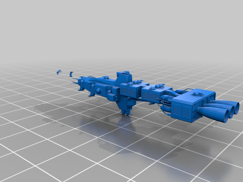 Babylon 5 Mercury Class Frigate Remix