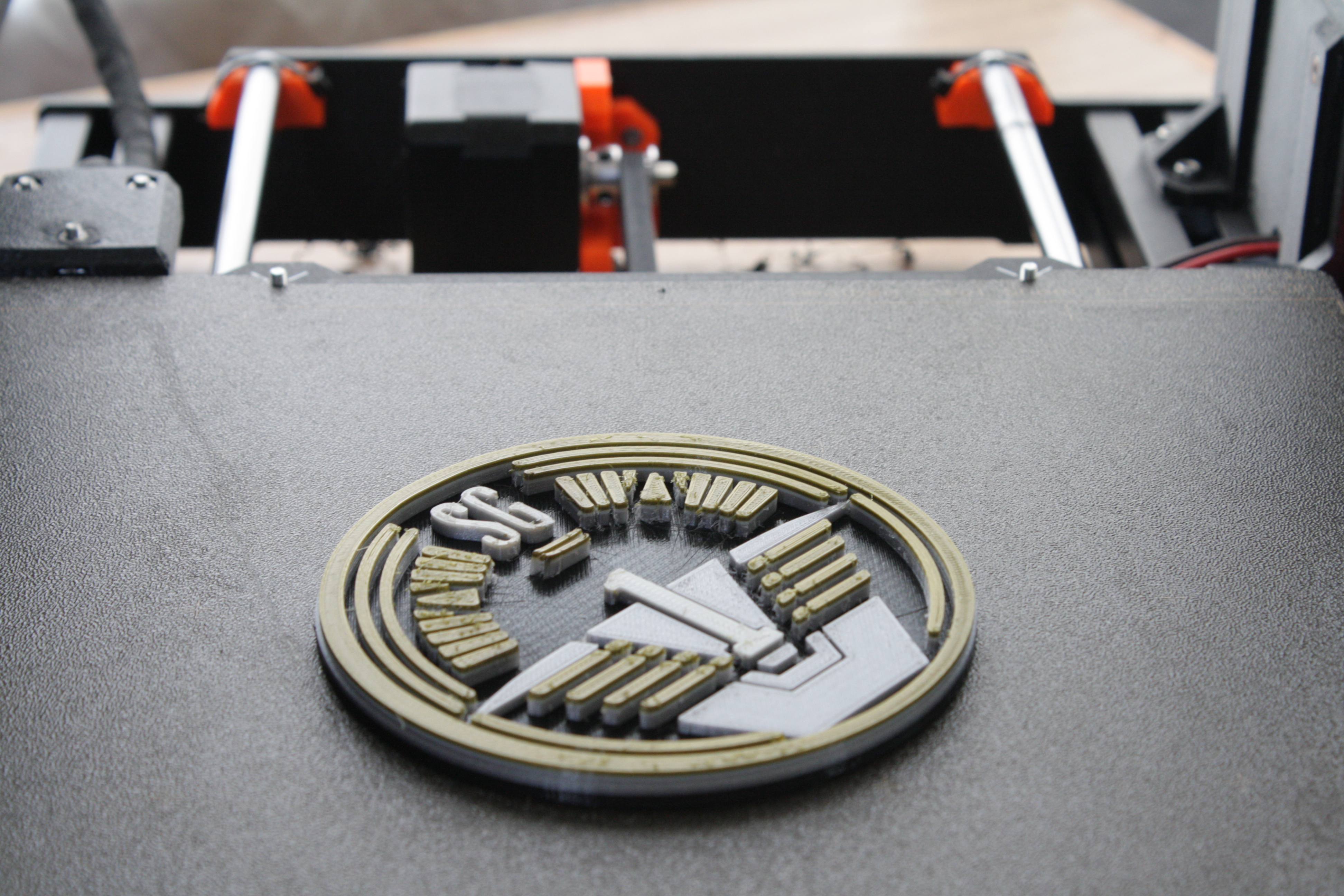 STARGATE SG1 Multi-Colour Coaster Insignia  -Single File For Filament Swapping