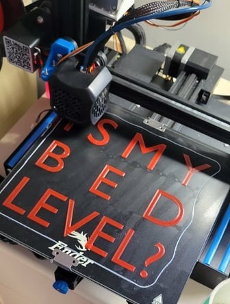 Is my bed level- Test print 3D model