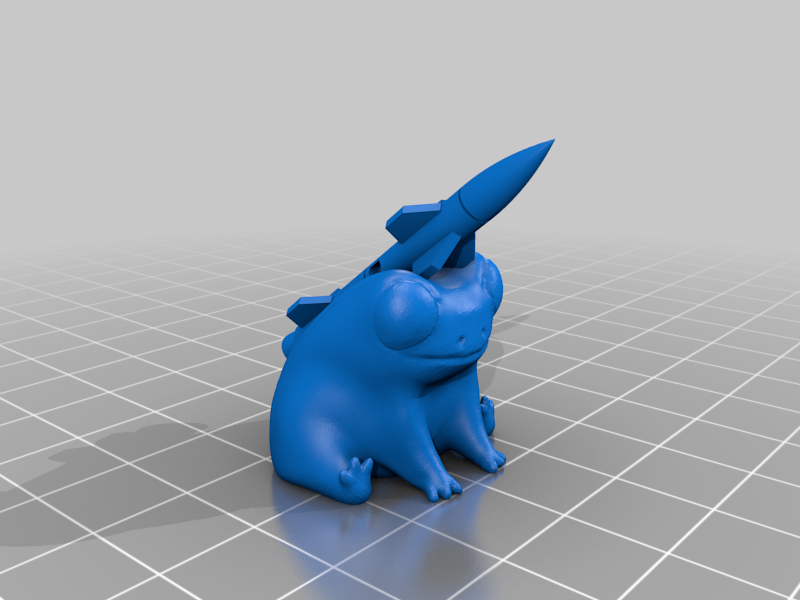 Fred The Frog but it's a Missiletoad