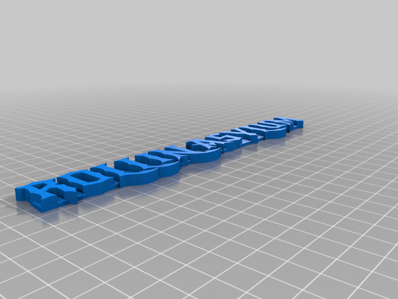 My Customized 3D name plateRAMC