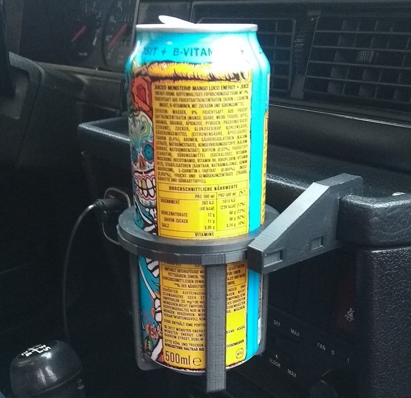 Volvo 240 Cup holder - Adapter for 500ml Cans