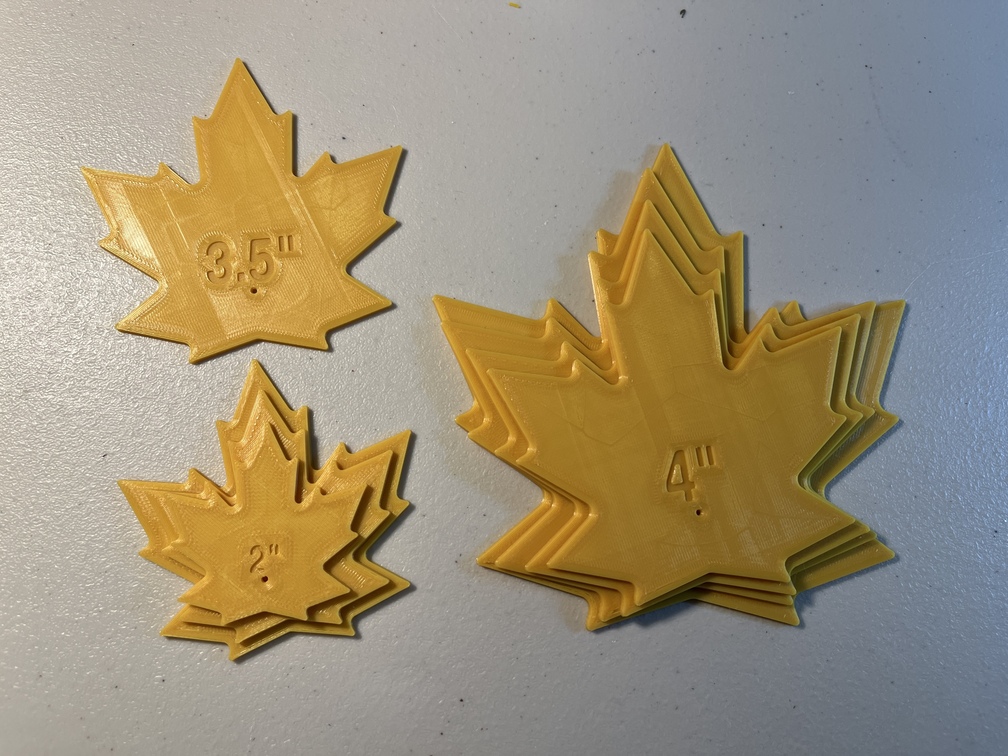 Maple Leaf Stencil/Templates for Quilting or Art