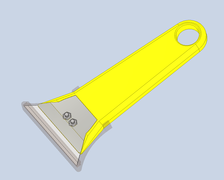 Stanley blade scraper with cover