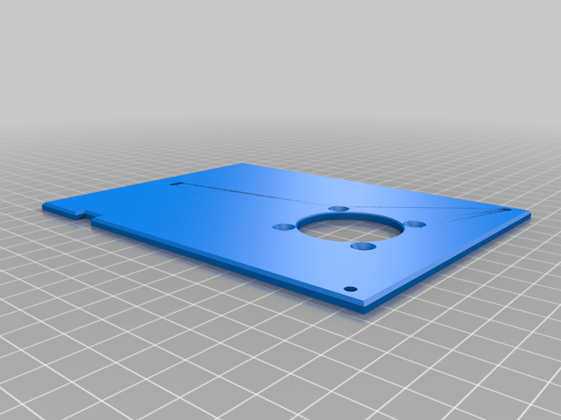 Cover for the Ender-3 with an offset fan mount.