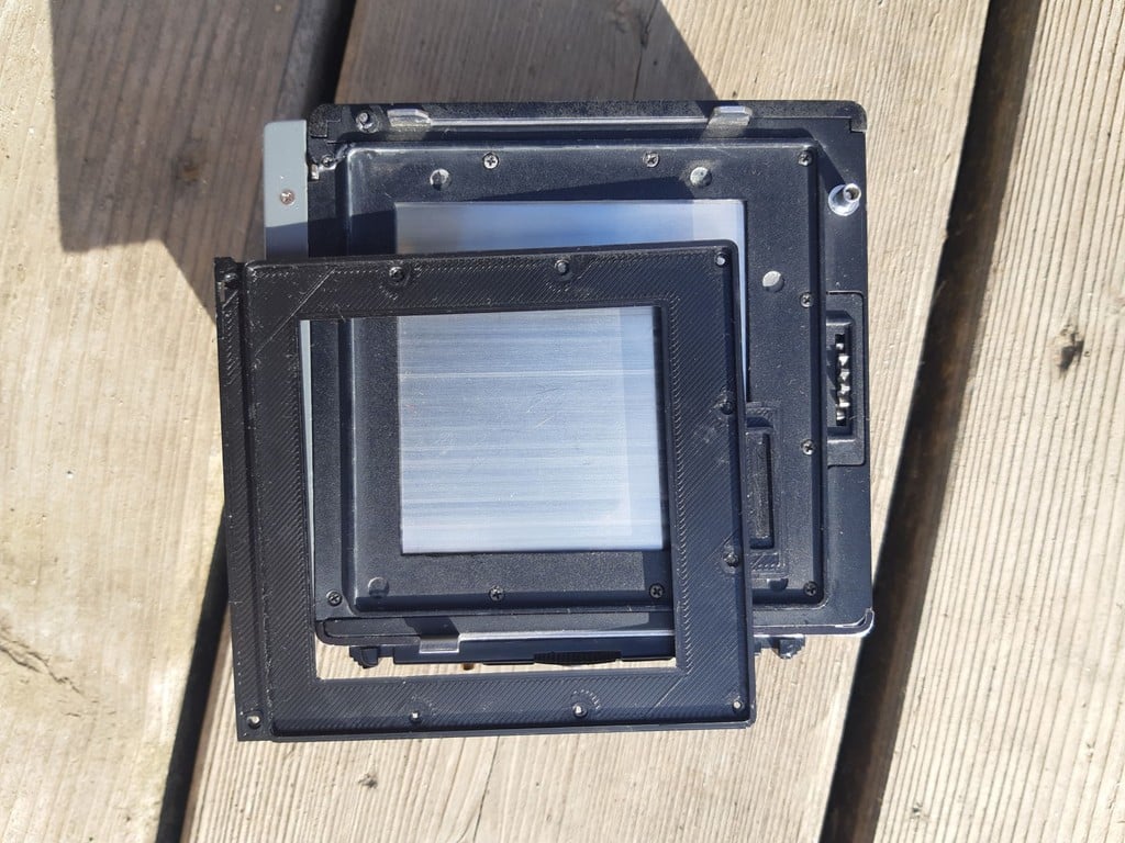 Bronica SQ-A film back front plate