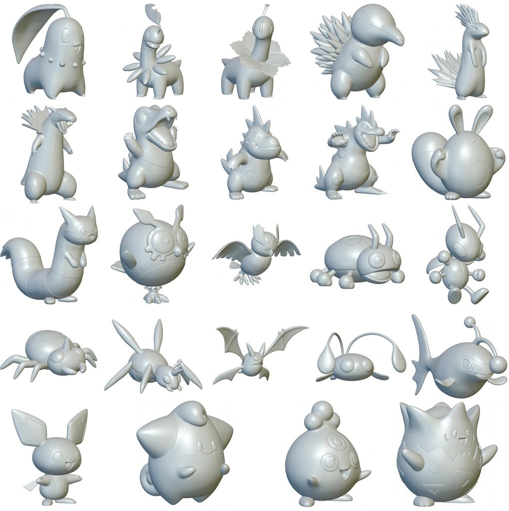 [GRATIS!] Pacote Pokemon ULTRA (394 ate agora) - Otimizado para impressao 3D!