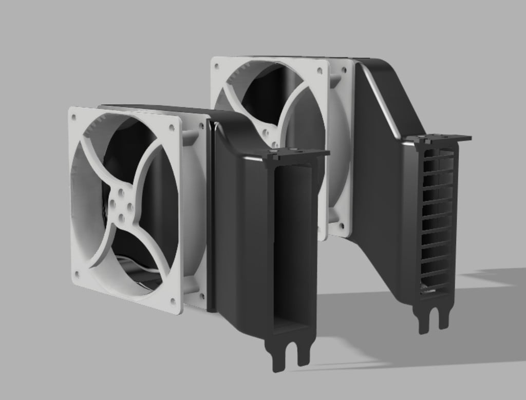 120mm Fan Duct for Vertical PCI slot