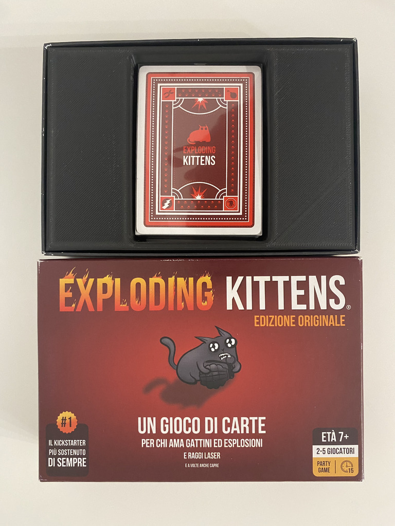Card organizer for "EXPLODING KITTENS" (Edizione Italiana)