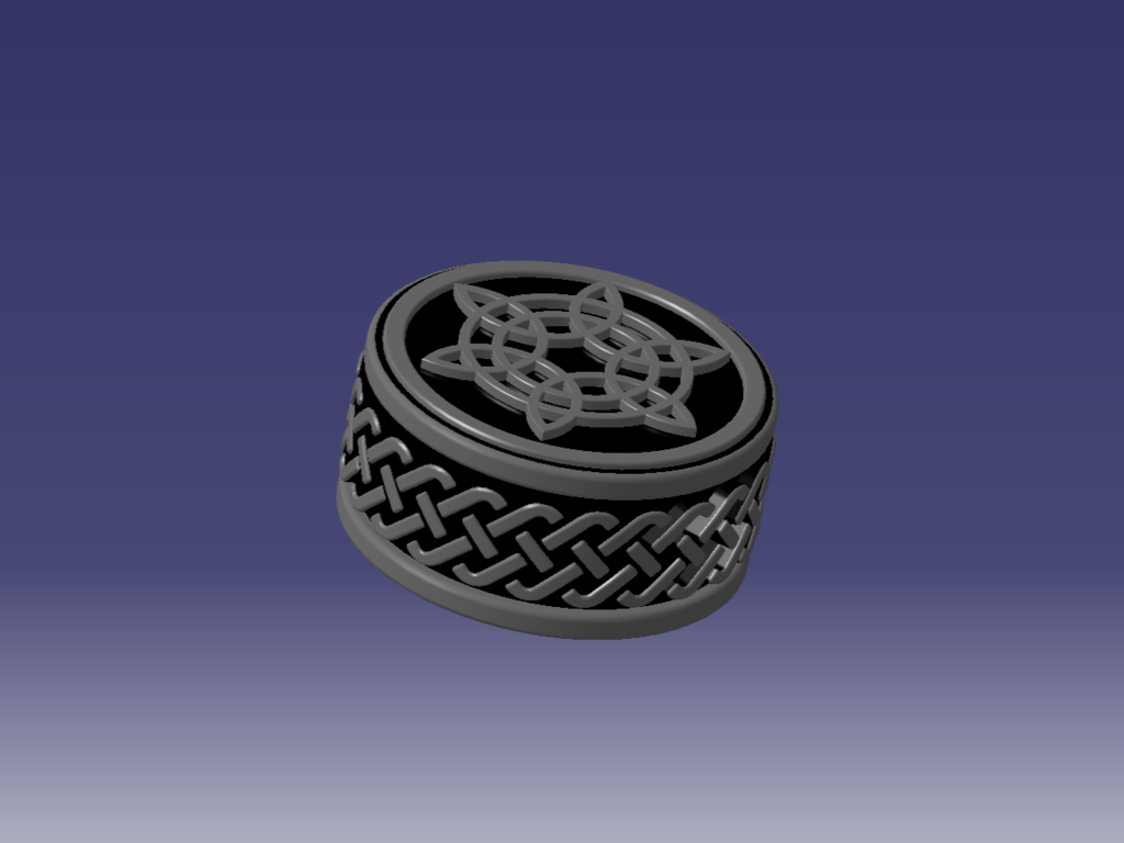 Celtic Knob for 3D Printers like the Creality Ender 2 Pro 