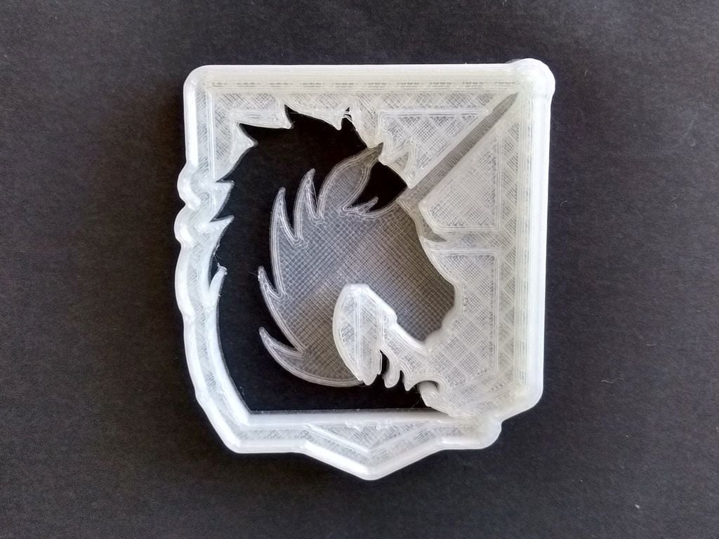 Attack On Titan Military Police Regiment Insignia cookie cutter