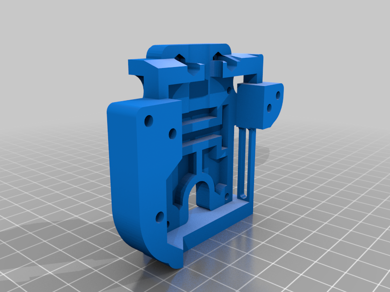 Biqu B1 Carriage for BMG + V6 + ABL Direct Drive Extruder by TwoPuncakes