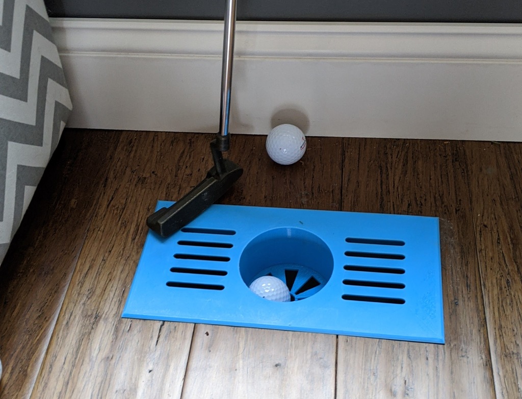 floor vent golf putting cup