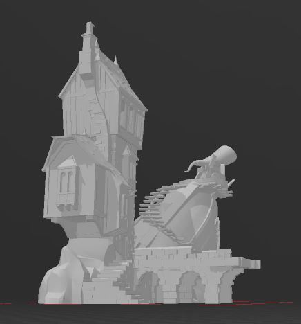 ship wreck tower - terrain - heroic scale