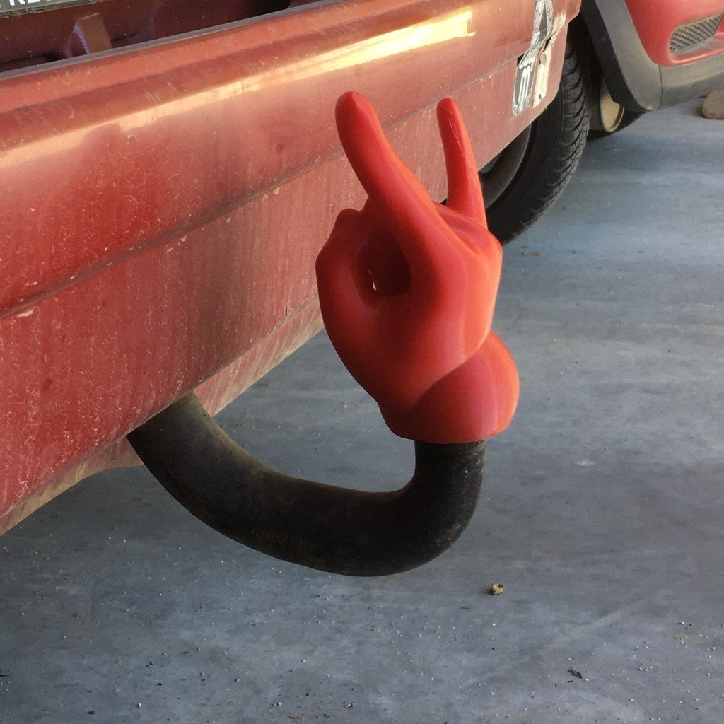 Trailer Coupling Cap - Sign of the Horns