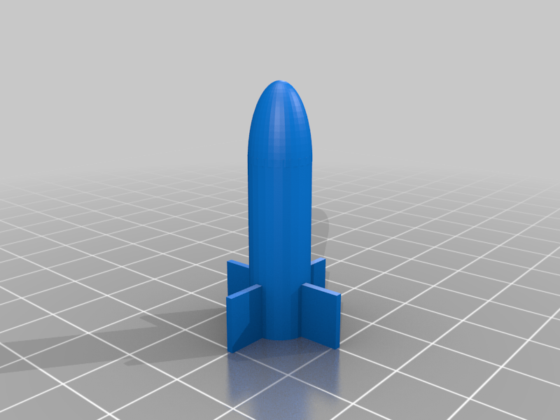 Epic tiny model rocket