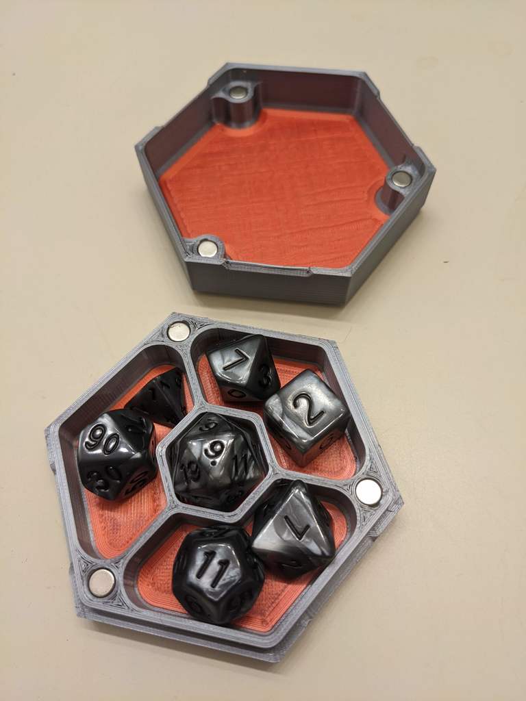 DnD hex dice box