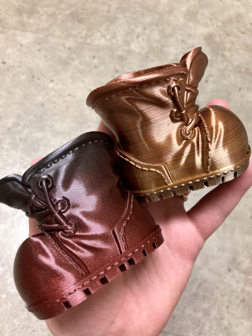 Boot Planter With Drain Holes