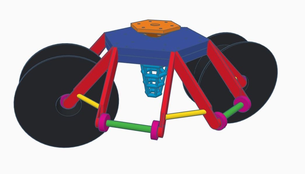 Hexagon SIX Spool Holder  "HIVE" v1