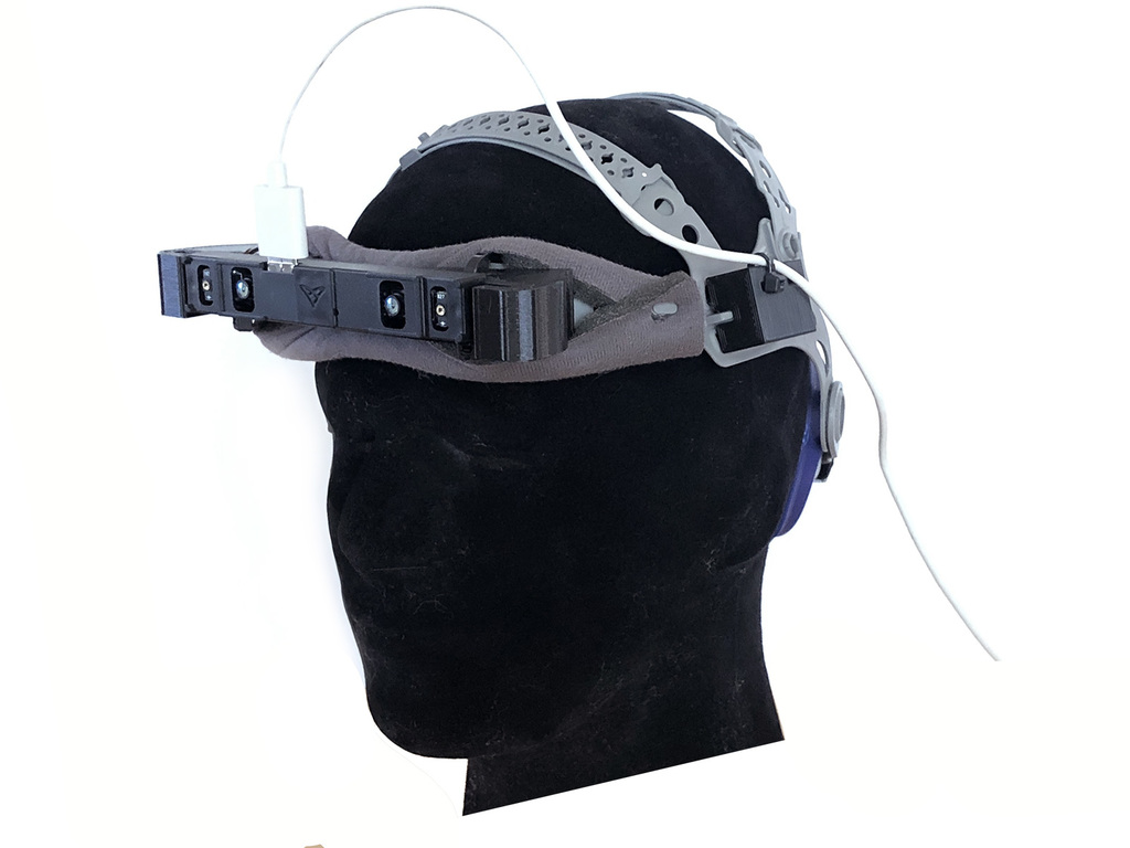 Headgear mount for Ultraleap SIR170