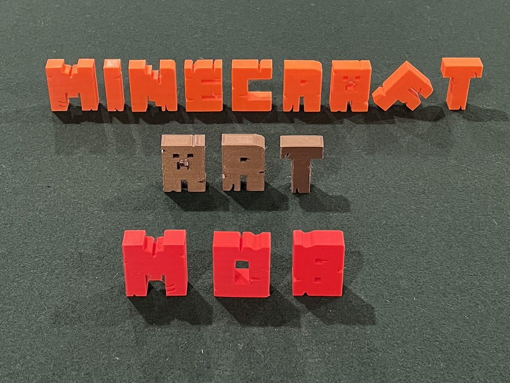 Minecraft Block Letters