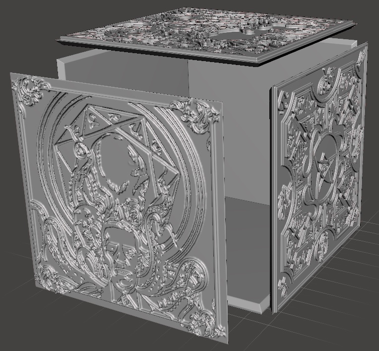 Necronomicube Box-Separated faces