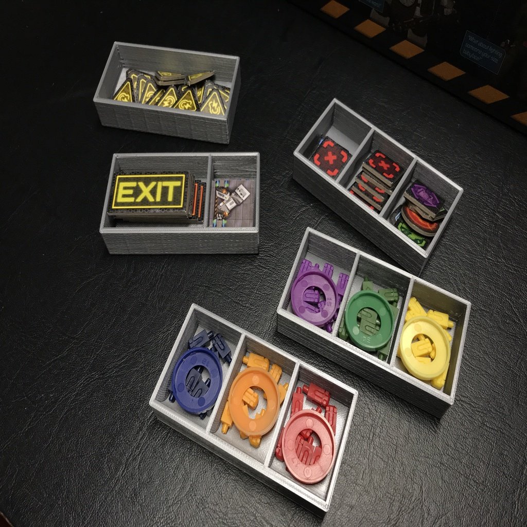 Zombicide: Invader organizer trays (base game)