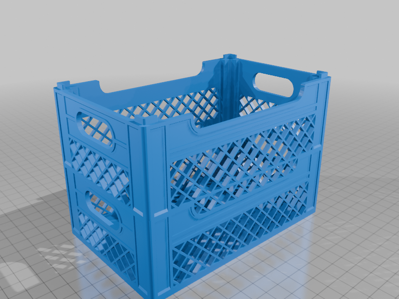 Double Stacked Tall Stacking Crates