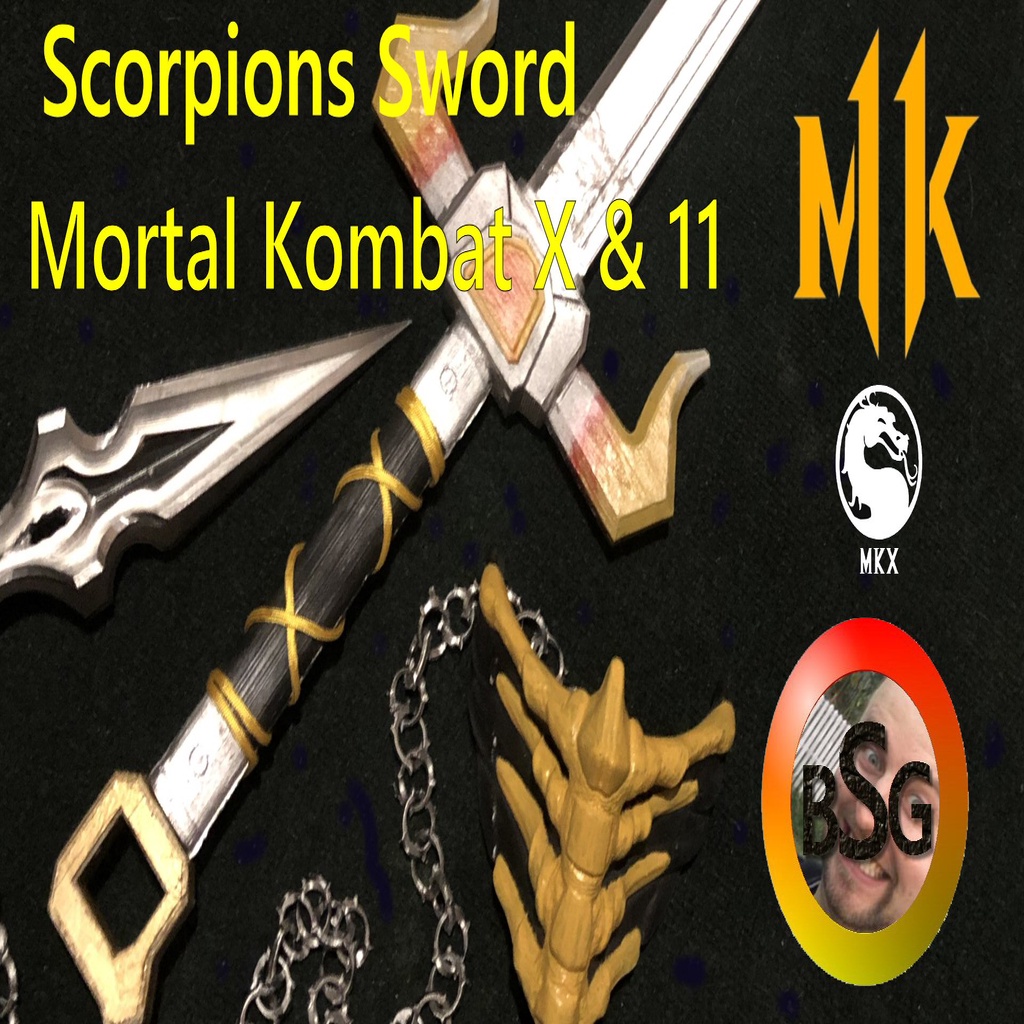 Scorpions Sword "Makuragami" from MKX and MK11