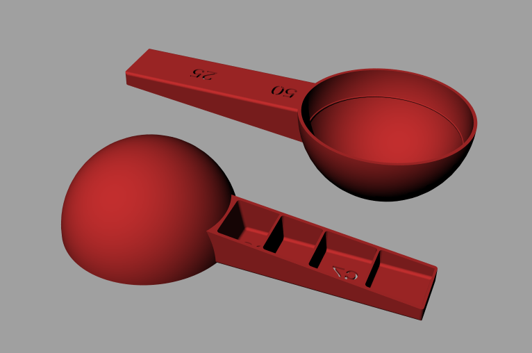 Scoop - 50 / 25 cm3