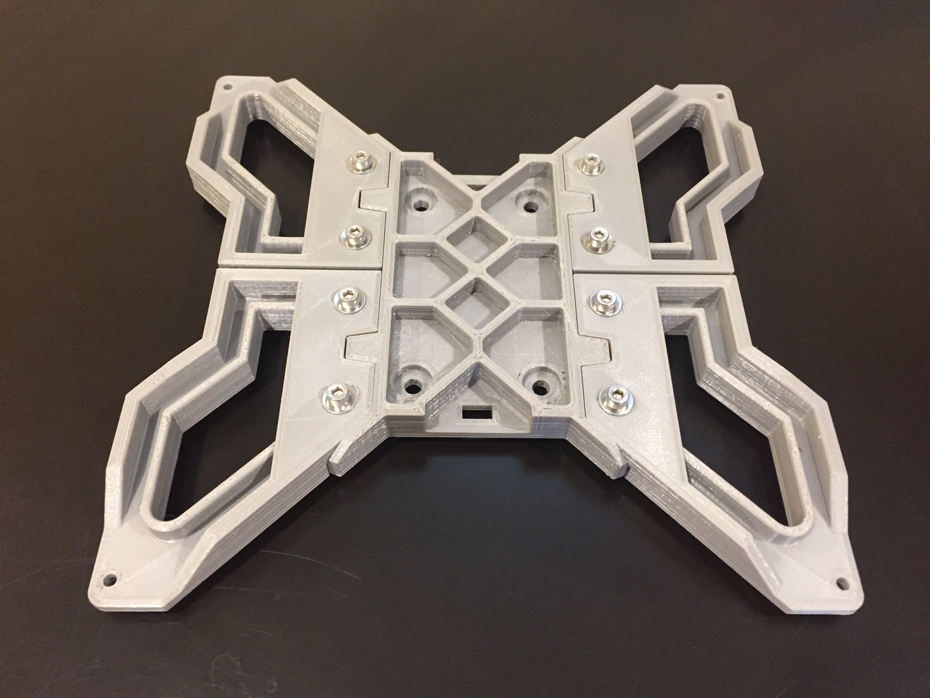 Tevo Tarantula Bed Support Thin Version w/ Reversed Arms (redesign of RobFlip version)