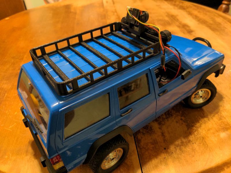 MN78 1/12 scale roof rack with camera mount