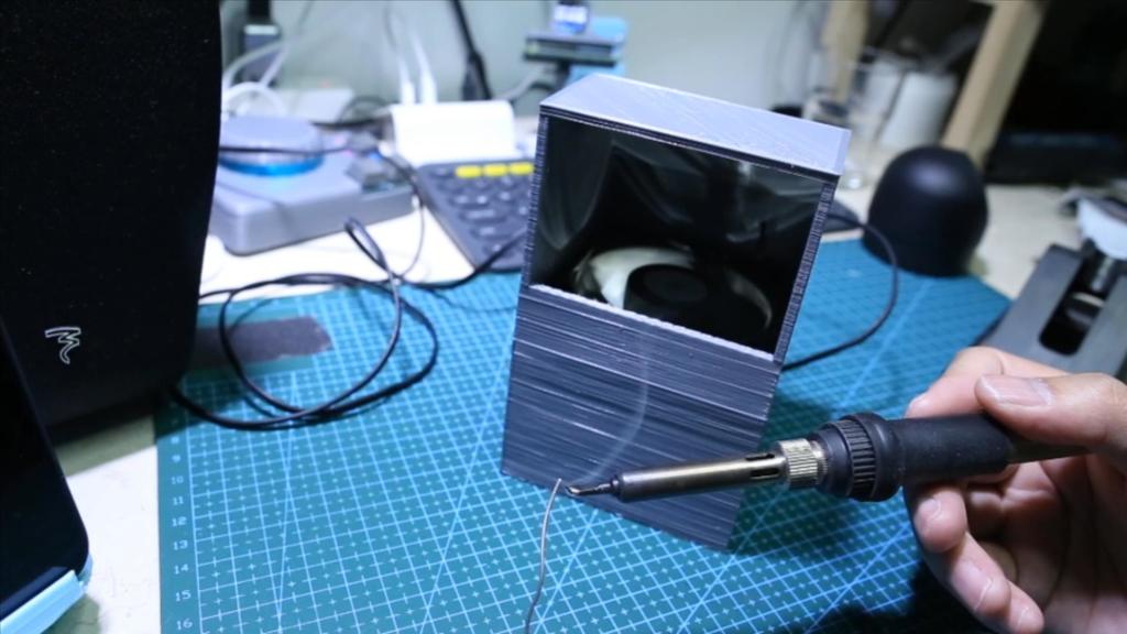 Diy old cpu fan become Solder FUME Extractor