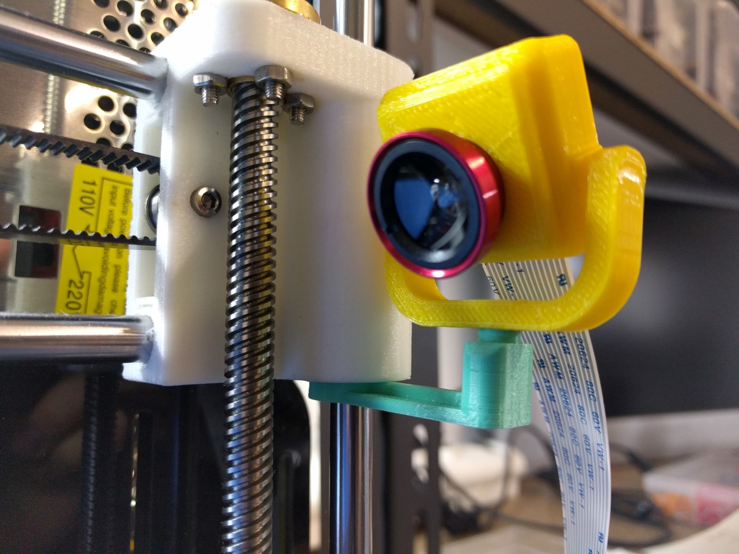 Anet A8 Z-Axis RPi Camera Mount for panning timelapses